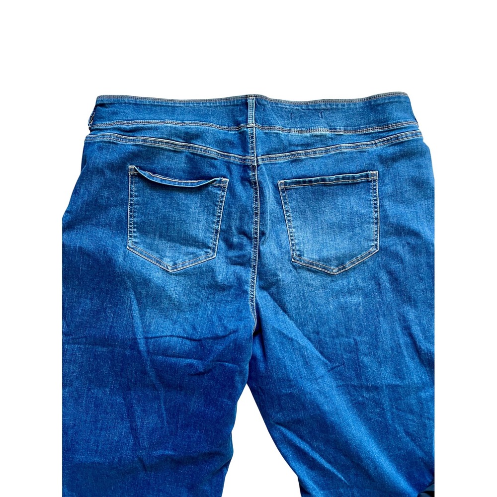 NYDJ Jeans Womens 22WP Blue Wide Leg Crop High Rise‎ Lift Tuck Cool Embrace - Picture 3 of 9